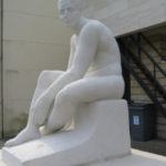 Statue athlete repos barentin