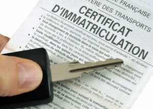 certificat d'immatriculation