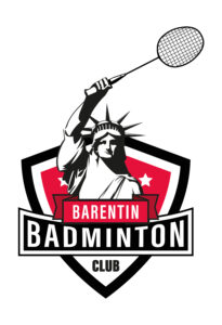 logo badminton barentin club