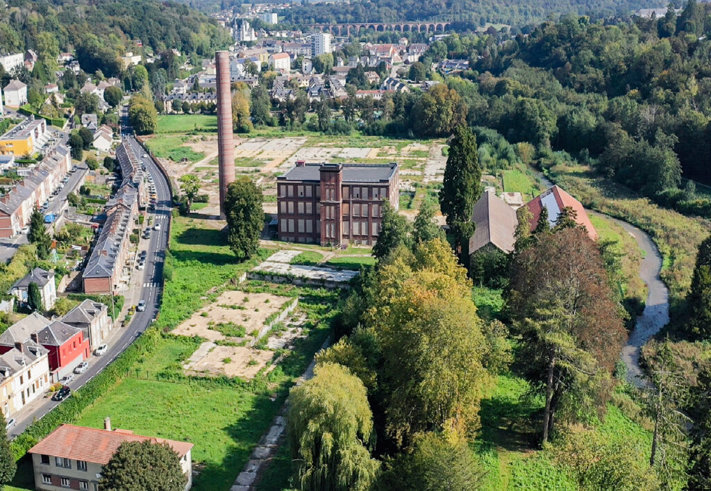 Le futur parc Auguste Badin de Barentin