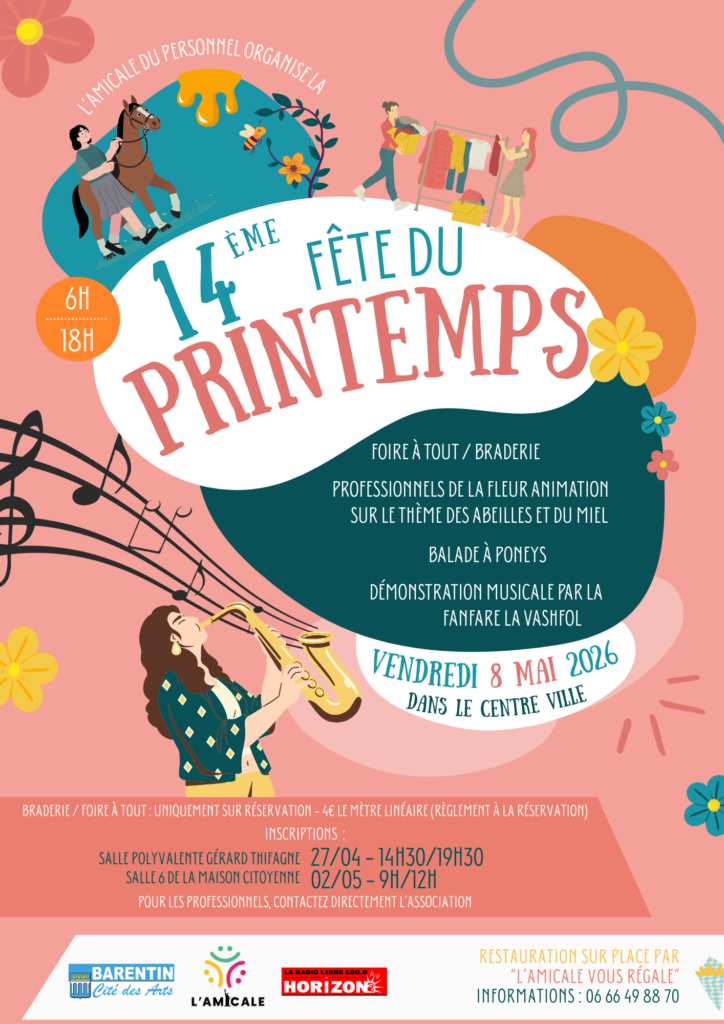 Affiche fête du printemps