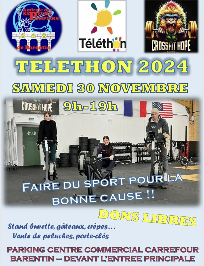 Crossfit pour le téléthon 2024