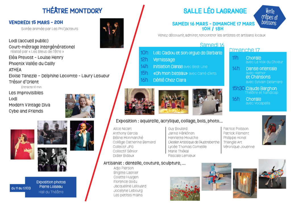 Programme du Festival Moi, Amateur 2024
