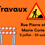 Travaux Rue Pierre et Marie Curie TRAVAUX PIERRE ET MARIE CURIE 2