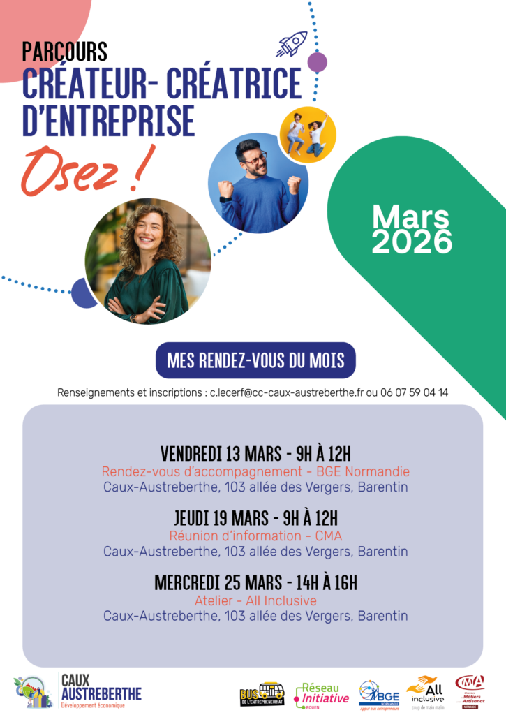 Parcours créateur – créatrice d&rsquo;entreprise