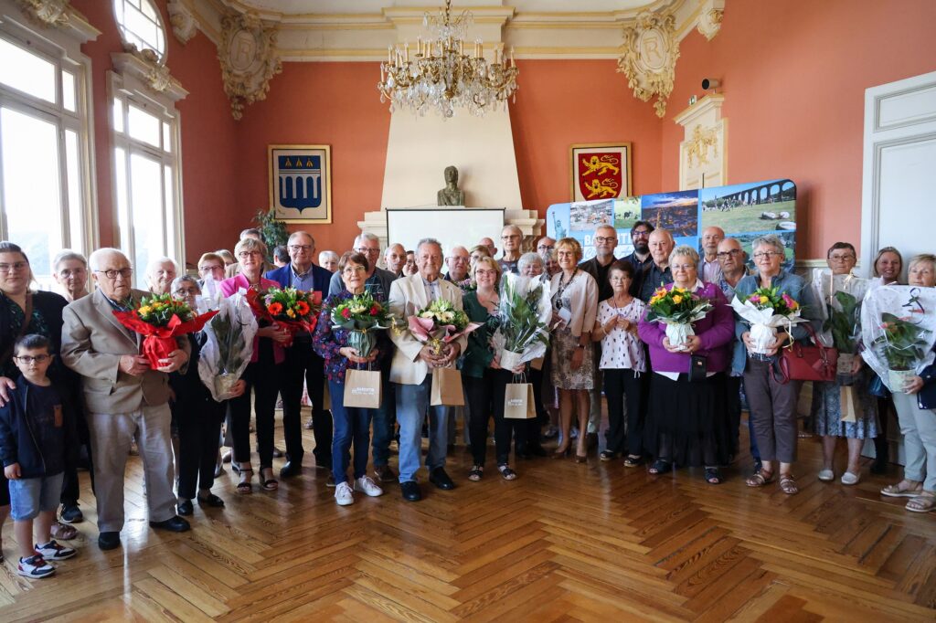 Les participants au concours des jardins et balcons fleuris