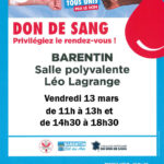 don du sang MARS 2026